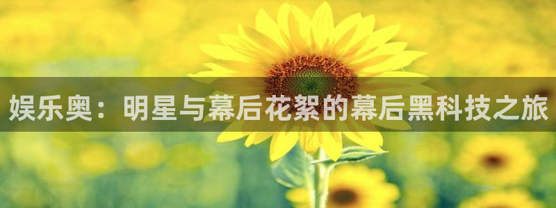 福建大满贯机电股份公司：娱乐奥：明星与幕后花絮的幕后黑科技之旅