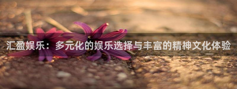 大满贯平台：汇盈娱乐：多元化的娱乐选择与丰富的精神文化体验